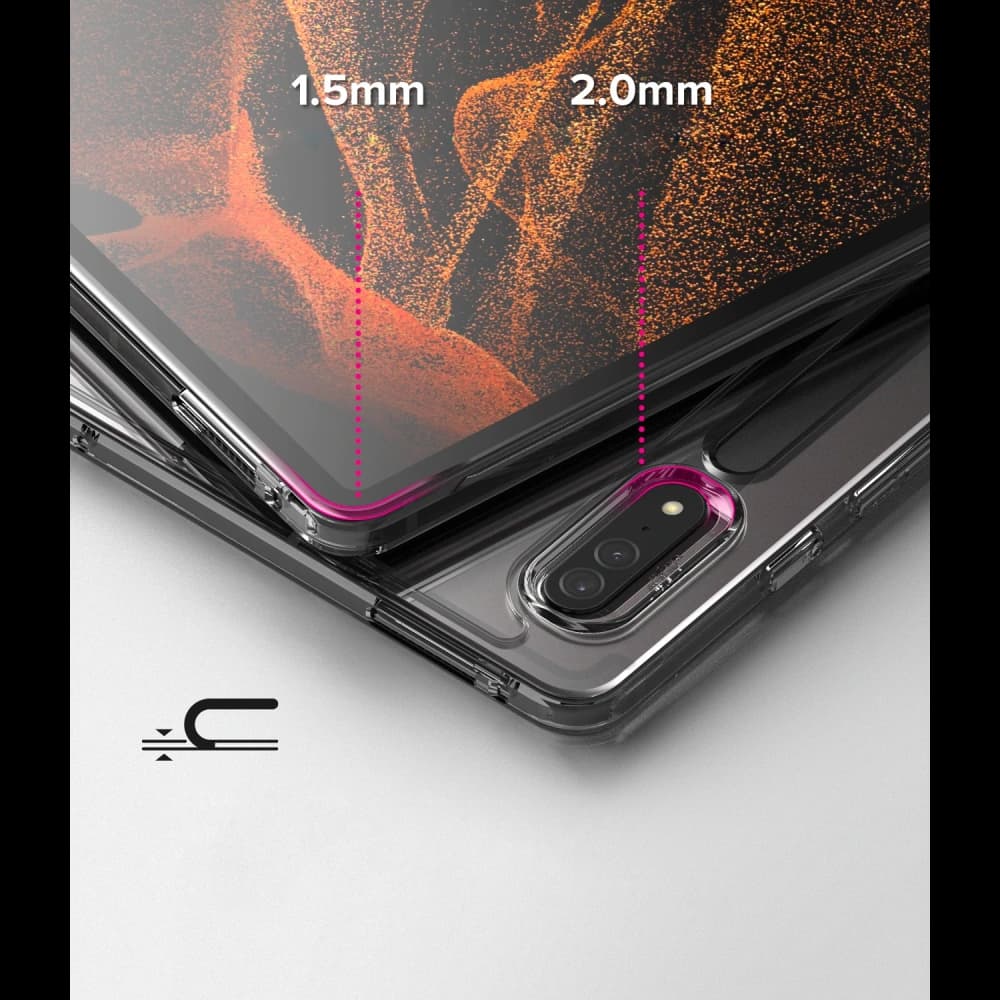 Etui Ringke Fusion Samsung Galaxy Tab S8 Ultra Clear - 3
