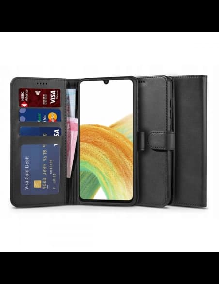 Etui Tech-Protect Wallet Samsung Galaxy A33 5G Fekete