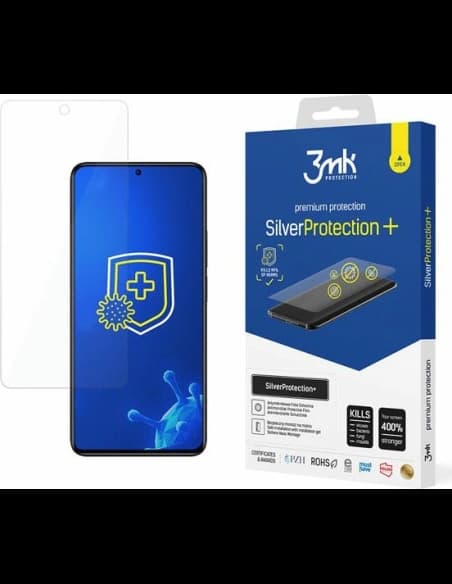 Antimikrobiális védőfólia 3MK Silver Protect+ Redmi Note 11 Pro+ 5G