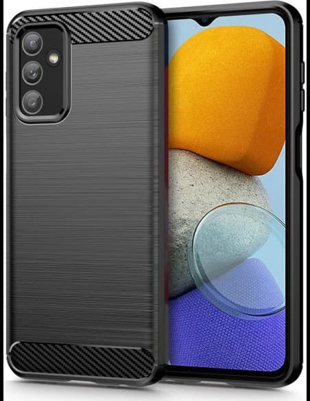Etui Tech-Protect TPUCarbon Samsung Galaxy M23 5G Fekete