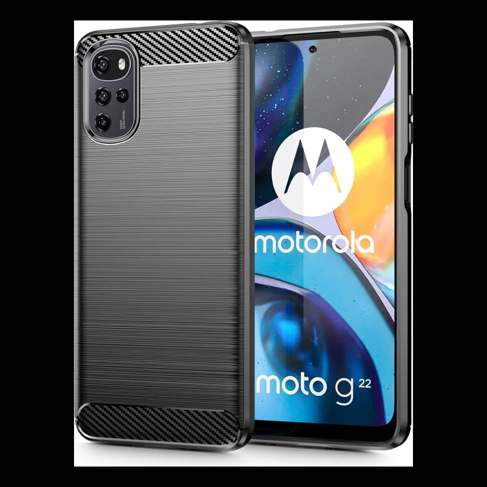 Tech-Protect TPUCarbon Motorola Moto G22 Black - 1