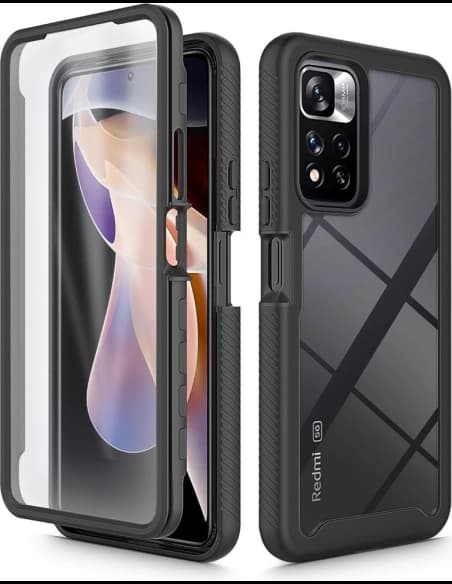 Etui Tech-Protect Defense360 Redmi Note 11 Pro+ Plus 5G Fekete