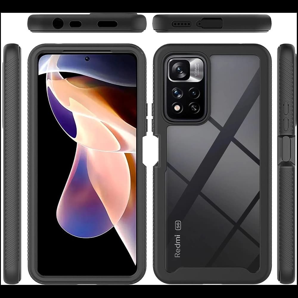 Case Tech-Protect Defense360 Redmi Note 11 Pro+ Plus 5G Schwarz - 2