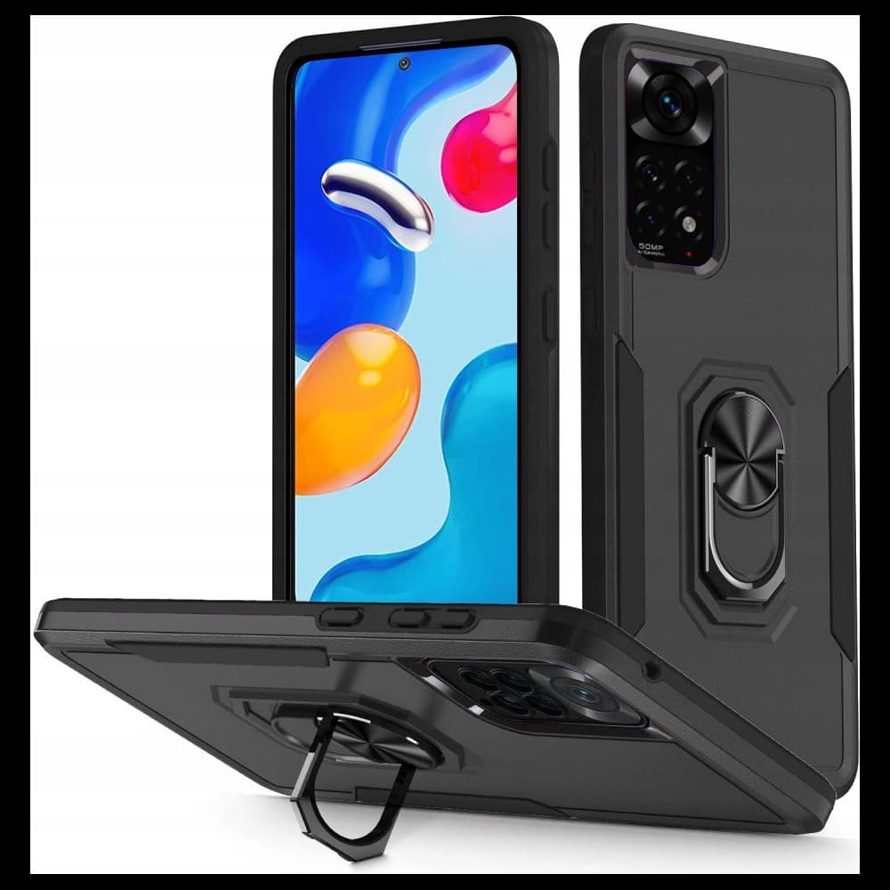 Etui Tech-Protect Magring Redmi Note 11/11S Negru