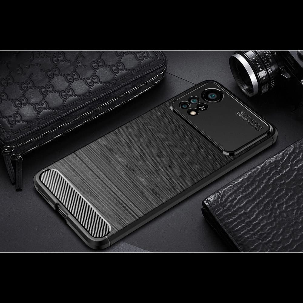 Etui Tech-Protect TPUCarbon POCO X4 Pro 5G Černé - 9
