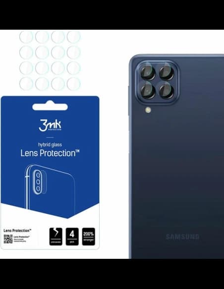 Hybridní sklo na objektiv fotoaparátu 3MK Lens Protection Samsung Galaxy M53 5G [4 PACK]