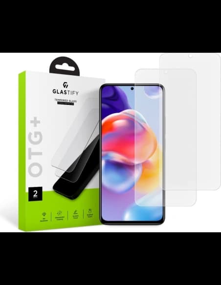 Edzett üveg Glastify OTG+ Redmi Note 11 Pro+ Plus 5G Átlátszó [2 PACK]