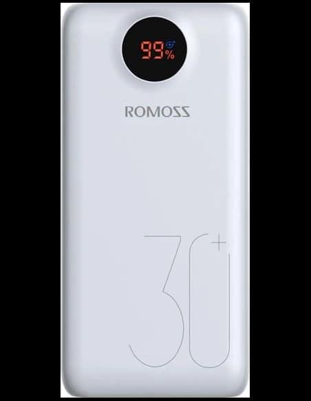 Powerbank Romoss SW30 26800mAh QC 3.0 PD 2xUSB-A, USB-C, microUSB, Lightning (white)