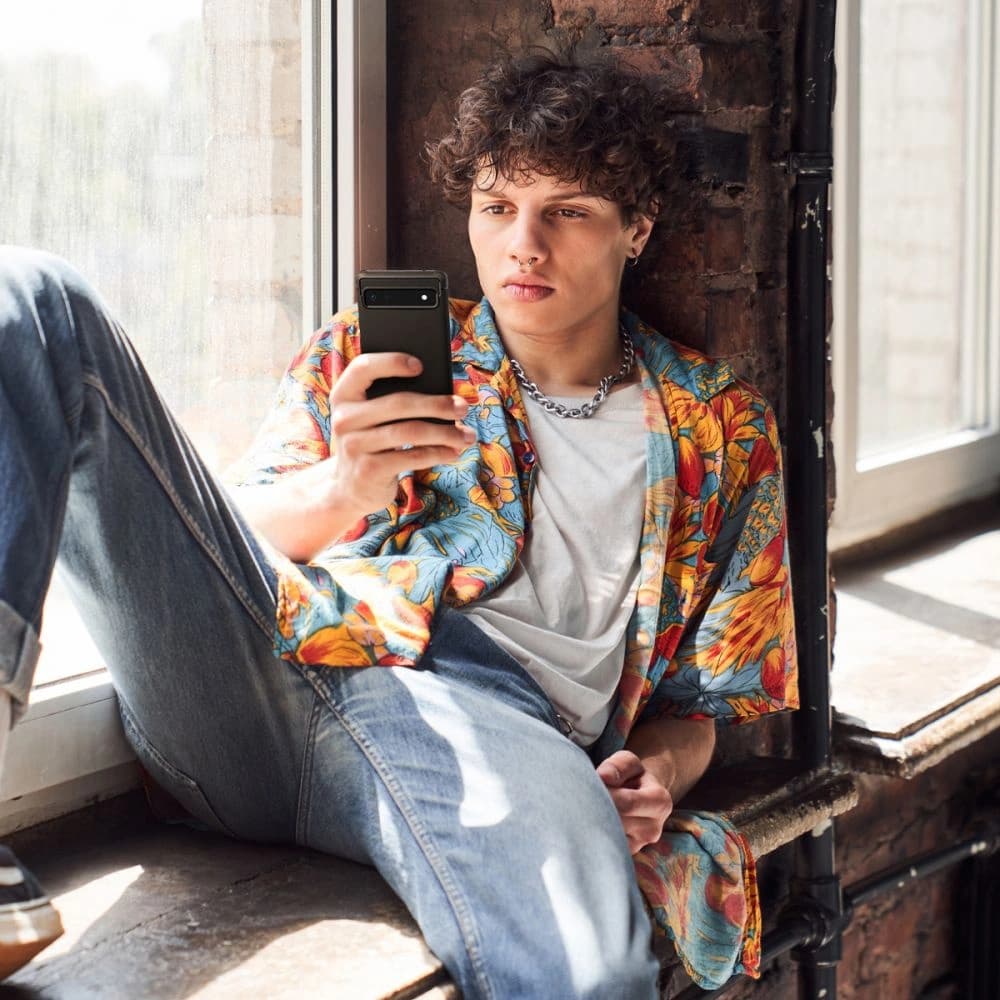 Case Spigen Rugged Armor Google Pixel 6a Matt Schwarz - 10