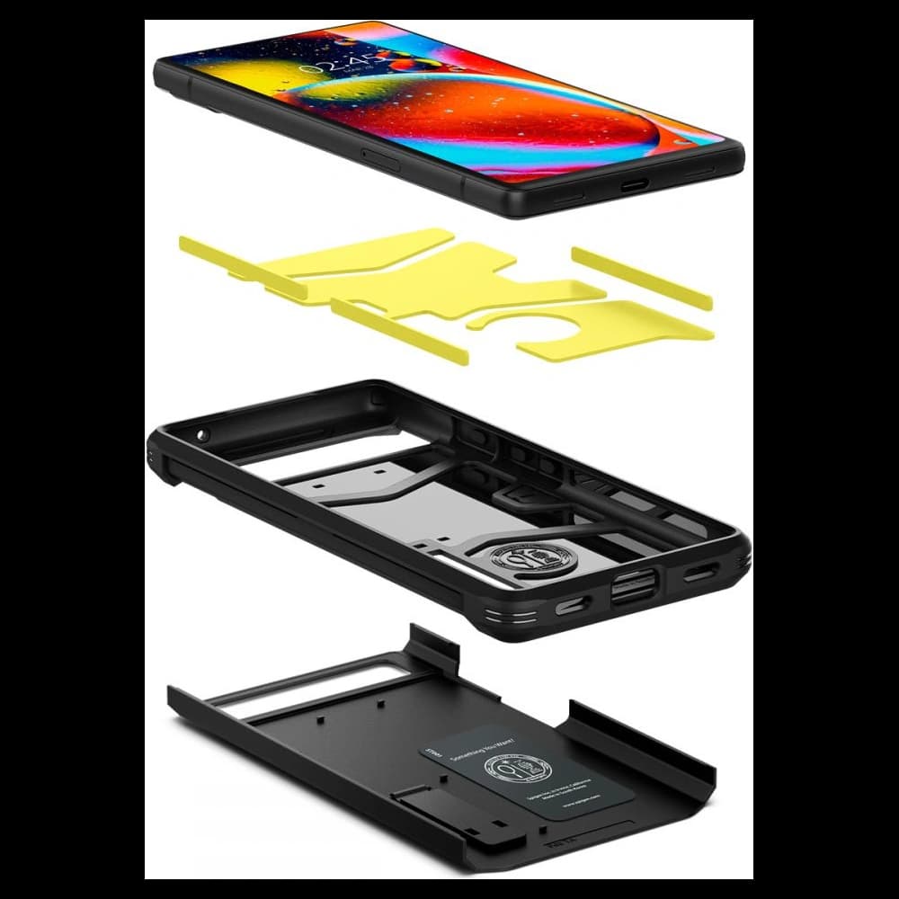 Case Spigen Tough Armor Google Pixel 6a Schwarz - 6