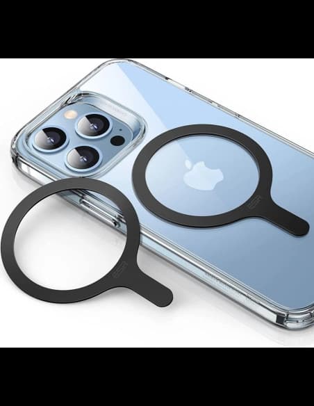 Magnetische Ringe ESR Halolock MagSafe Universeller Magnetring Schwarz [2 PACK]