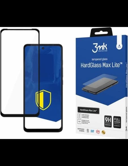 Edzett üveg 3MK HardGlass Max Lite Motorola Moto G60/G60s fekete