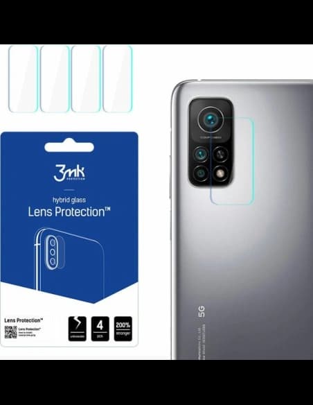 Sticlă hibridă pentru obiectivul aparatului 3MK Protecție Lentilă Xiaomi 11T Pro [4 PACK]