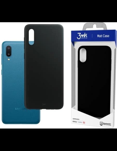 Case 3MK Matt Case Samsung Galaxy M02 schwarz/black