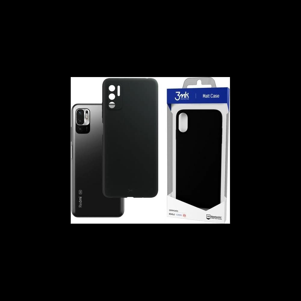 Etui 3MK Matt Case Redmi Note 10 5G černý/black - 1