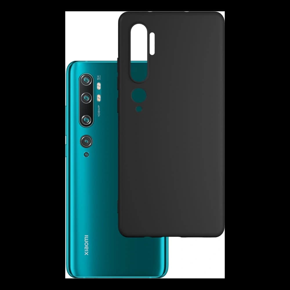 Etui 3MK Matt Case Xiaomi Mi Note 10 fekete/black - 1