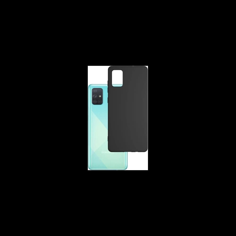 Etui 3MK Matt Case Samsung Galaxy A71 negru/black - 1