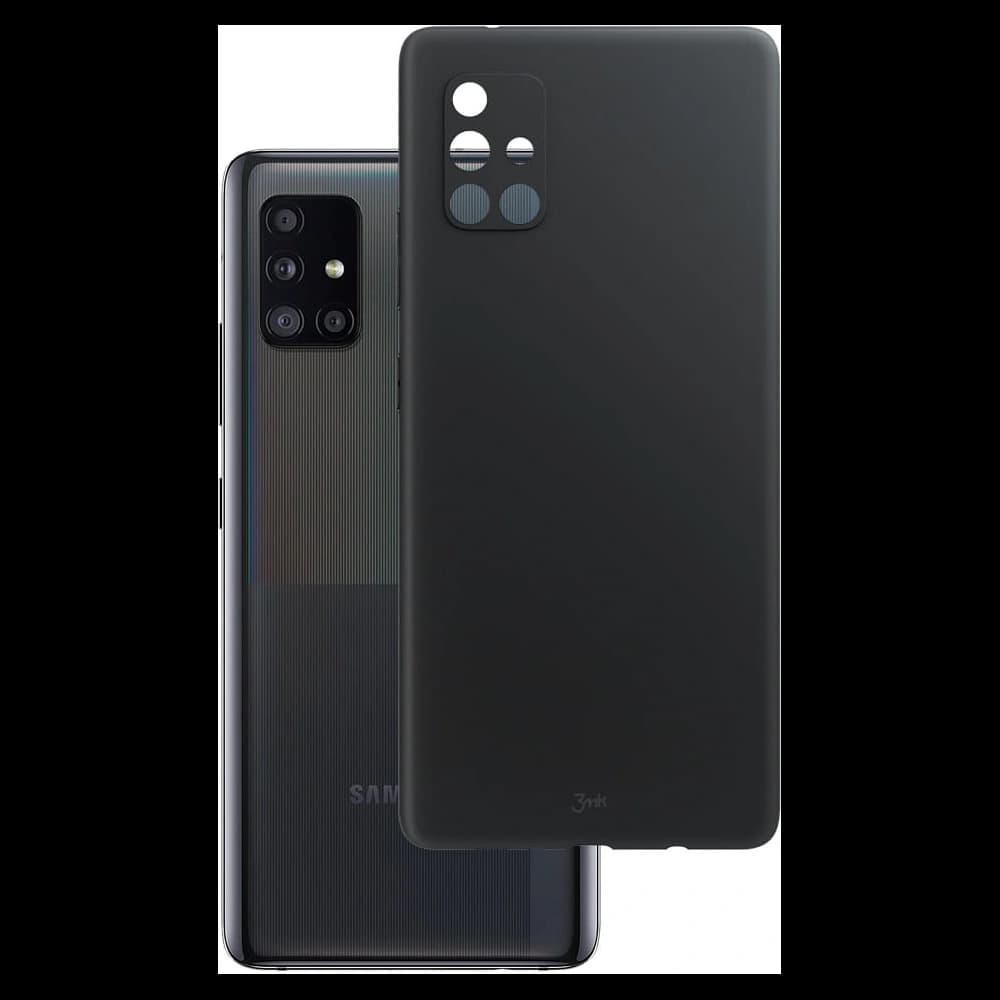 Etui 3MK Matt Case Samsung Galaxy A51 negru/black - 1