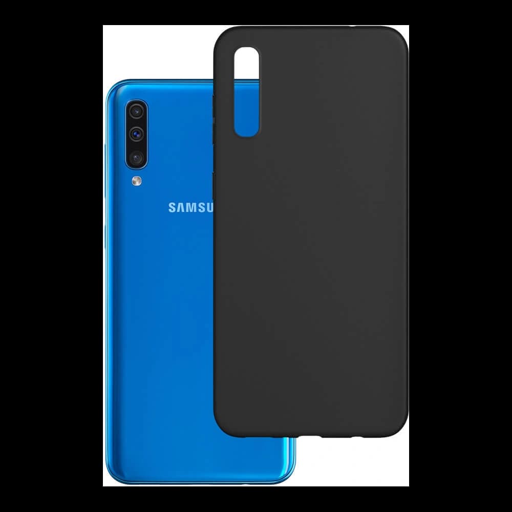 Etui 3MK Matt Case Samsung Galaxy A50s černý/black - 1