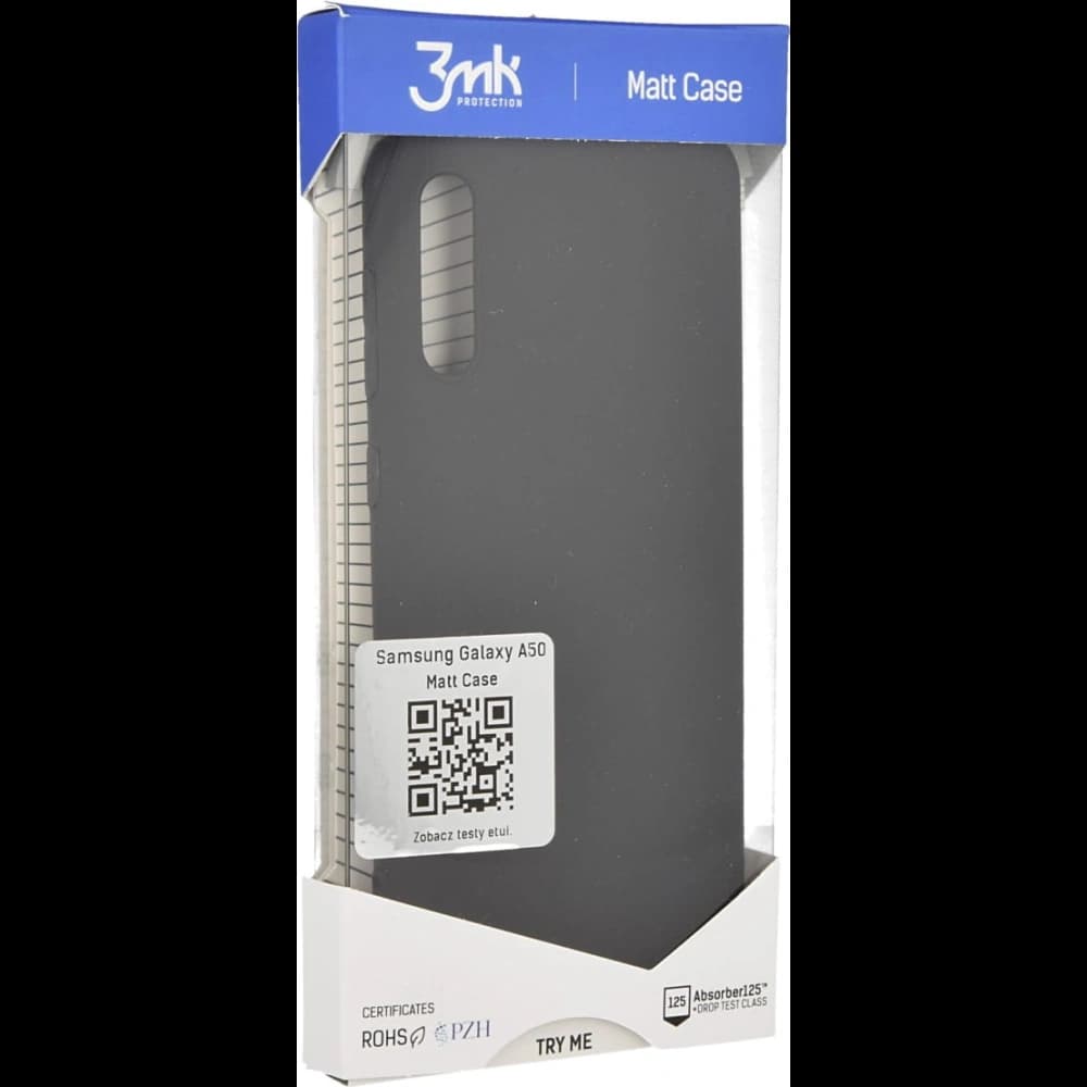Etui 3MK Matt Case Samsung Galaxy A50 černý/black - 2