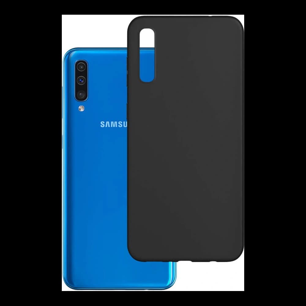 Etui 3MK Matt Case Samsung Galaxy A50 černý/black - 1