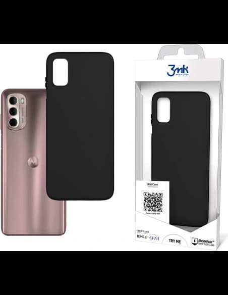 Etui 3MK Matt Case Motorola Moto G Stylus 2022 negru/black