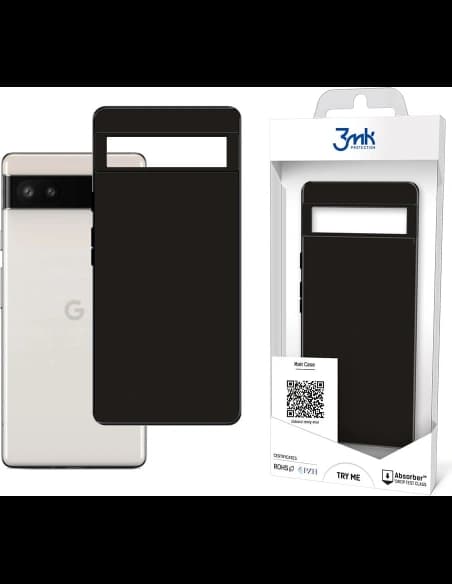 Etui 3MK Matt Case Google Pixel 7 fekete/black