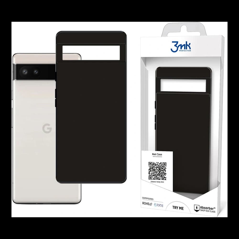 Etui 3MK Matt Case Google Pixel 7 fekete/black - 1