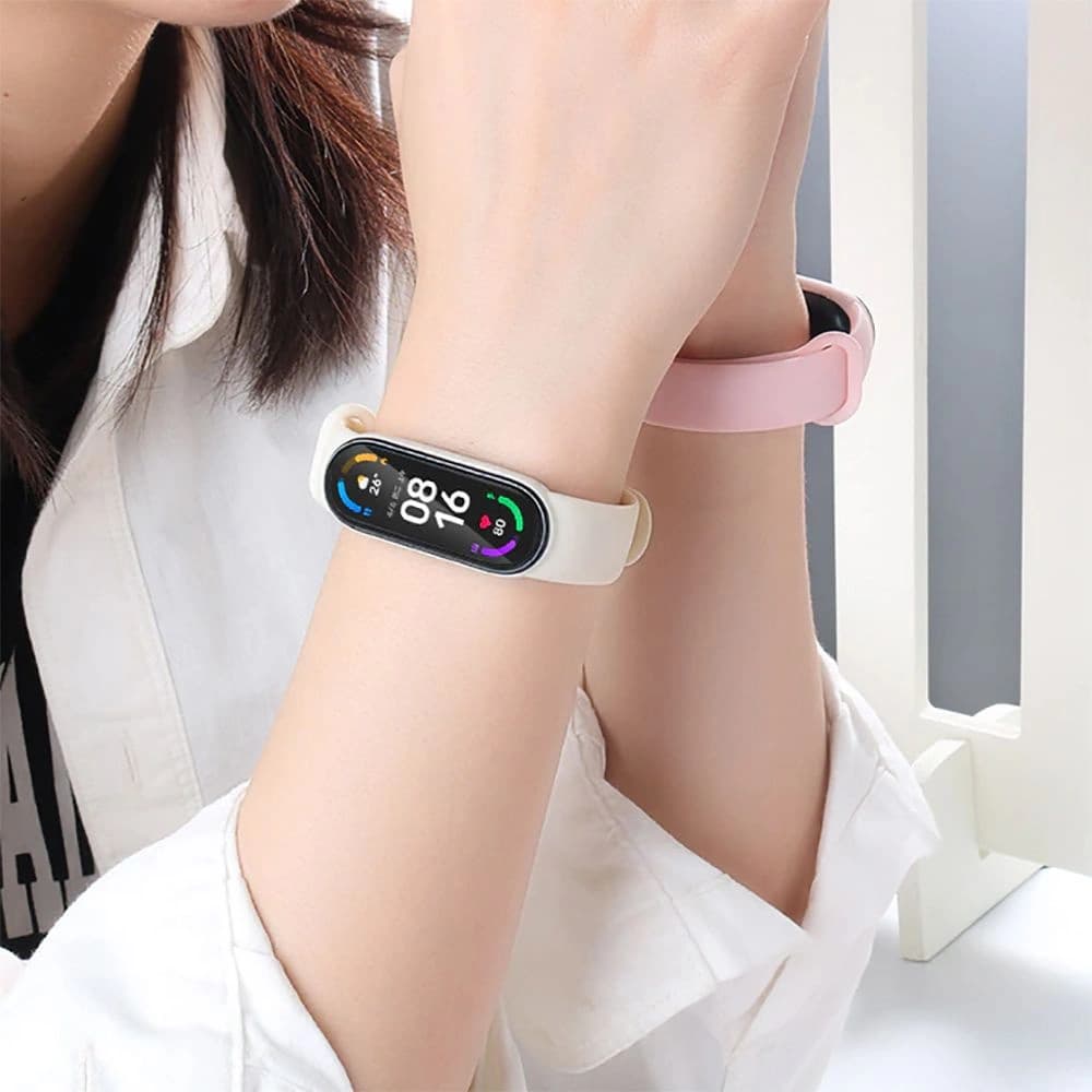 Tech-Protect Iconband Xiaomi Mi Band 5/6/6 NFC/7 White - 3