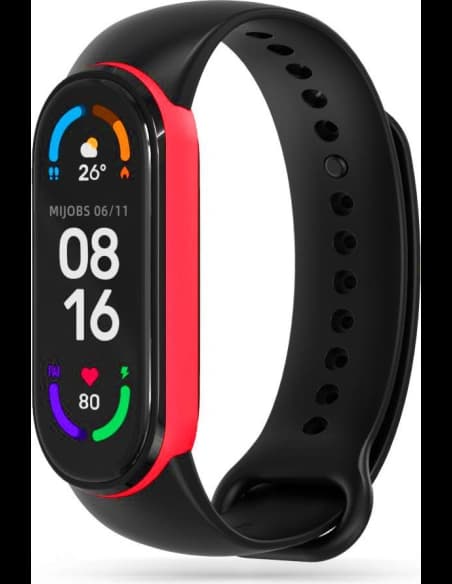 Tech-Protect Iconband Xiaomi Mi Band 5/6/6 NFC/7 Black Red