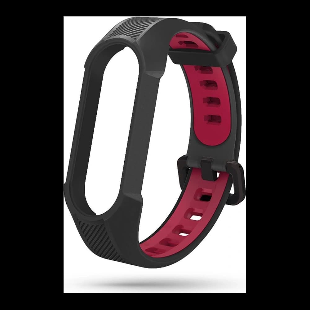 Tech-Protect Armour Xiaomi Mi Band 5/6/6 NFC/7 Black Red - 2