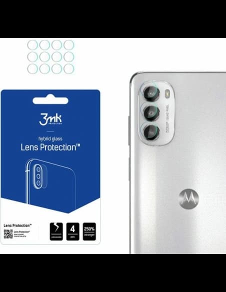 Hibrid üveg a fényképezőgép objektívjéhez 3MK Lencsevédő Motorola Moto G82 5G [4 PACK]