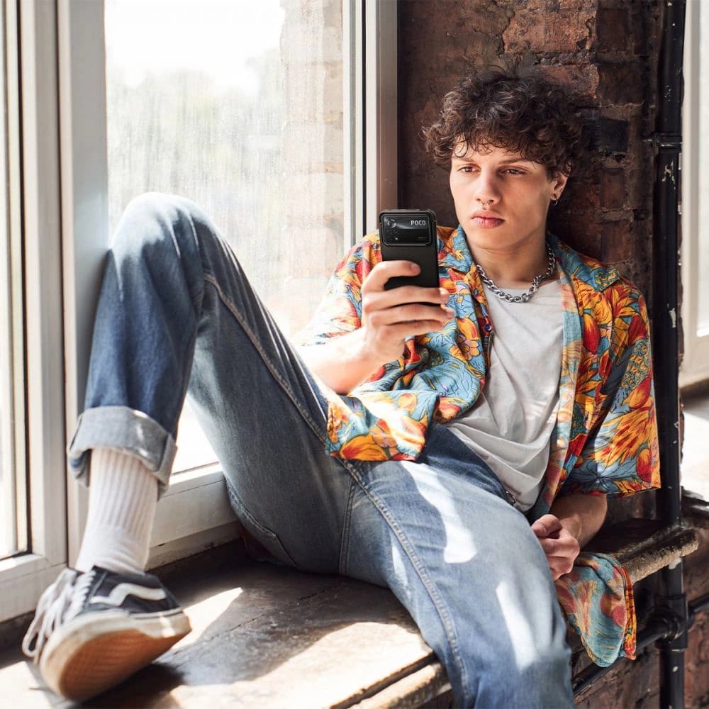 Etui Spigen Rugged Armor POCO X4 Pro 5G Matná Černá - 9