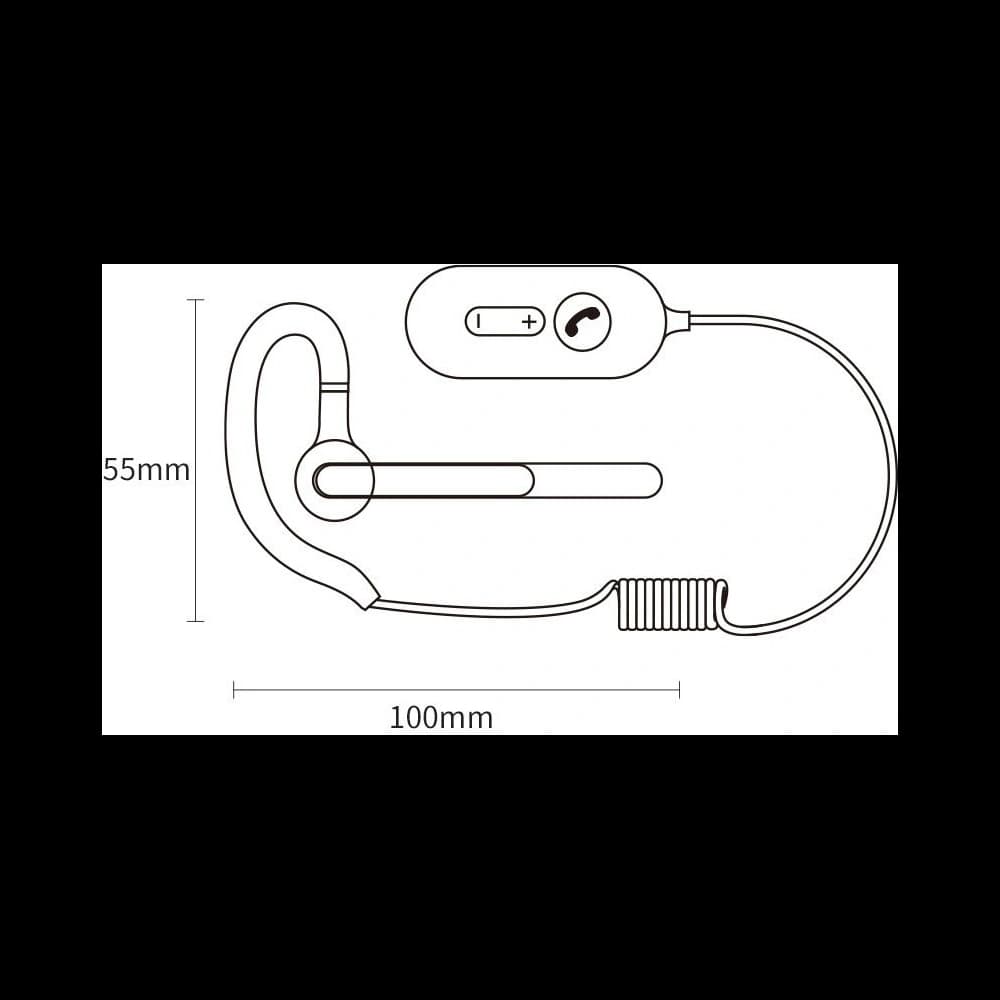 Sluchátko Baseus Covo Bluetooth 5.0 ovládané hlasem černé - 8