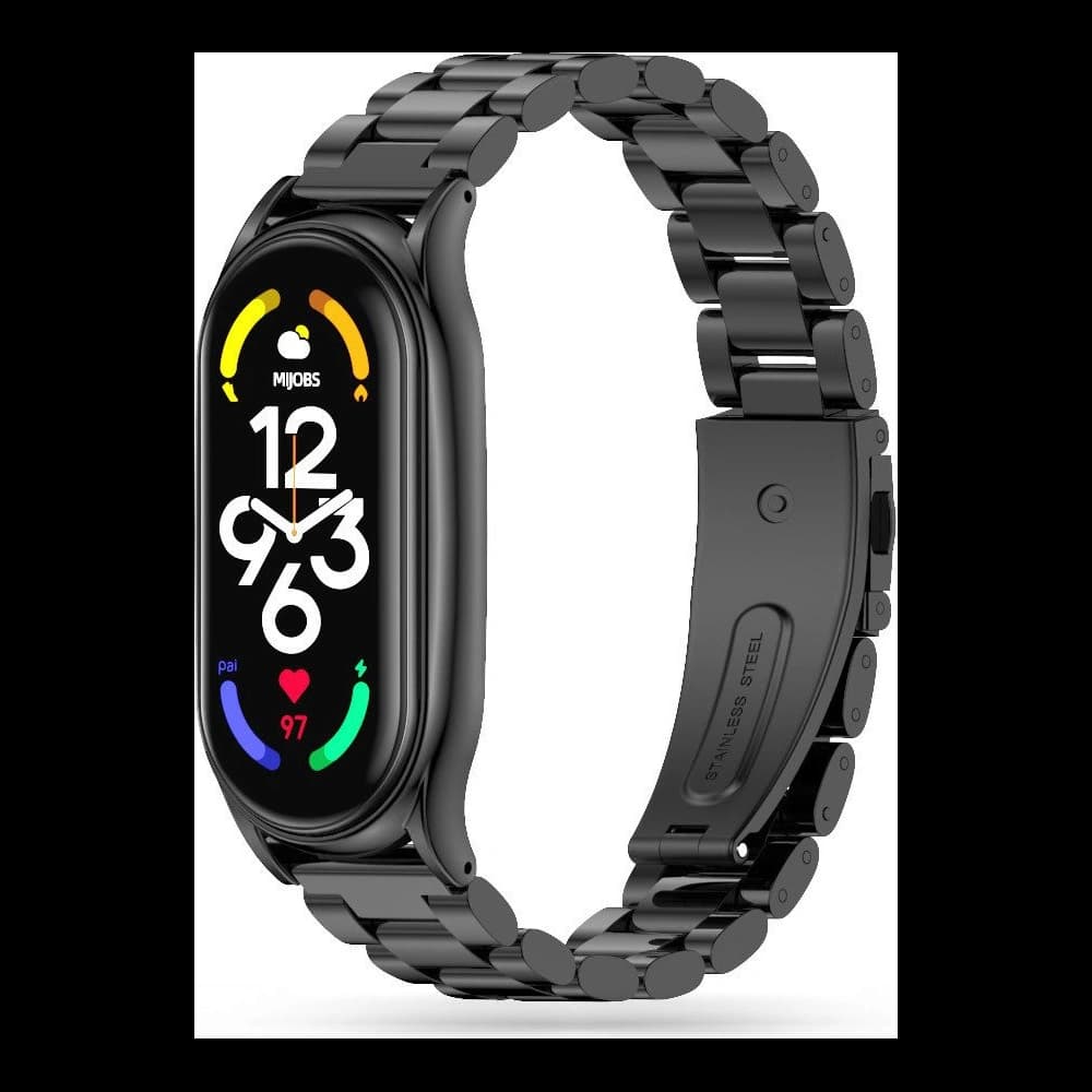 Tech-Protect Stainless Xiaomi Mi Band 7 Black