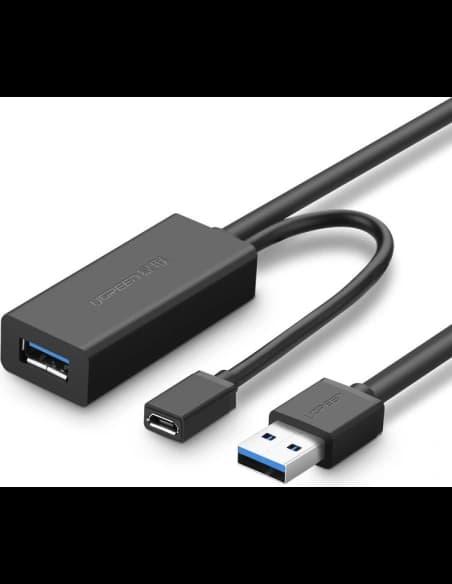Aktiver Verlängerungskabel UGREEN US175 USB 3.2 Gen 1 (USB 3.0, USB 3.1 Gen 1) 10m schwarz