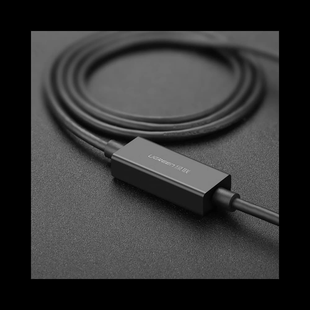 Aktiver Verlängerungskabel UGREEN US175 USB 3.2 Gen 1 (USB 3.0, USB 3.1 Gen 1) 10m schwarz - 10