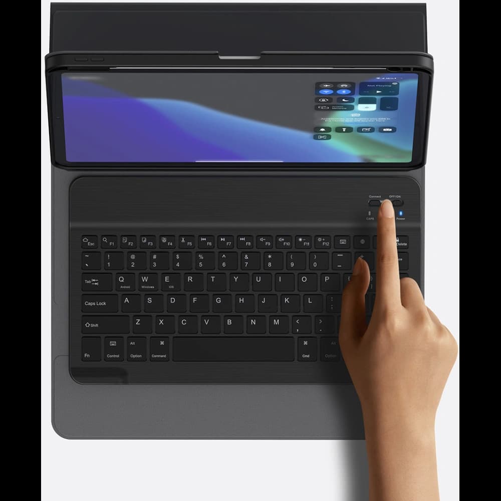 Hülle mit Tastatur Baseus Brilliance Apple iPad Pro 11 2018/2020/2021 (1., 2. und 3. Generation) schwarz - 8