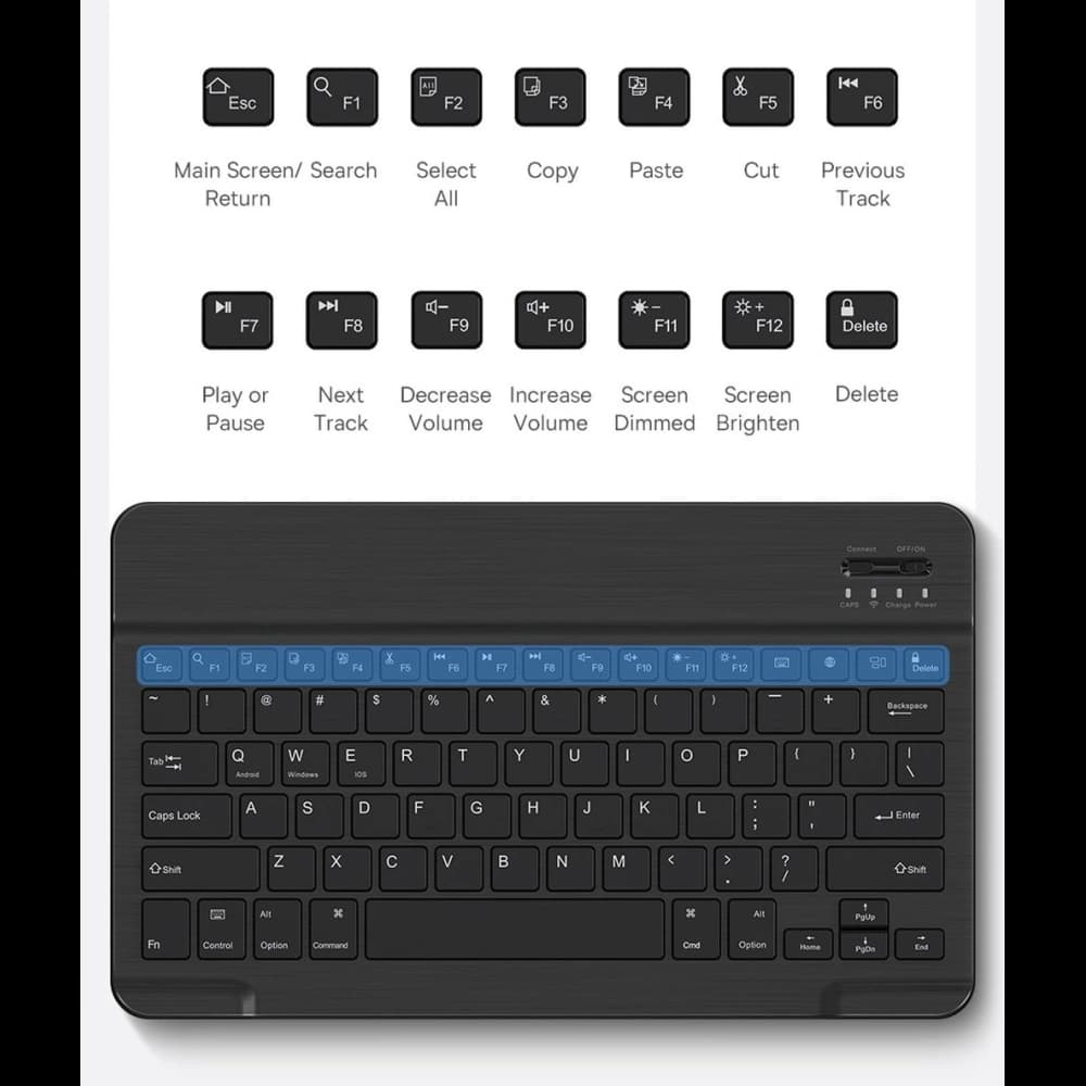 Hülle mit Tastatur Baseus Brilliance Apple iPad Pro 11 2018/2020/2021 (1., 2. und 3. Generation) schwarz - 23