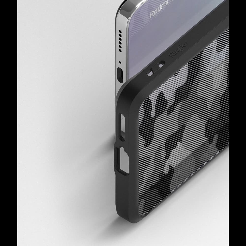 Case Ringke Fusion Redmi Note 11 Pro/11E Pro Camo (Moro) Schwarz - 6