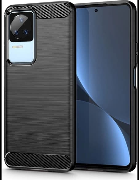 Tech-Protect TPUCarbon POCO F4 5G Black