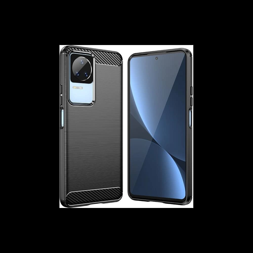 Tech-Protect TPUCarbon POCO F4 5G Black - 4