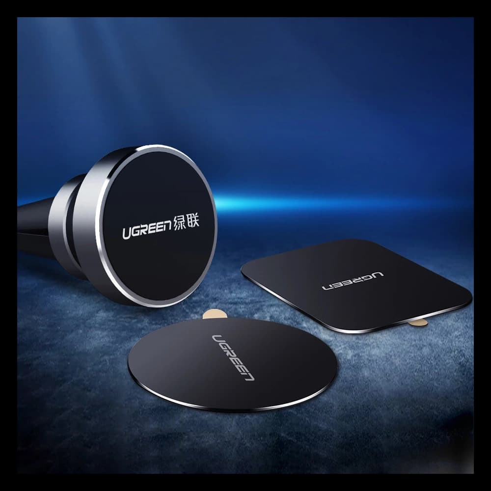 Metalové destičky UGREEN LP123 pro magnetické držáky šedé - 8