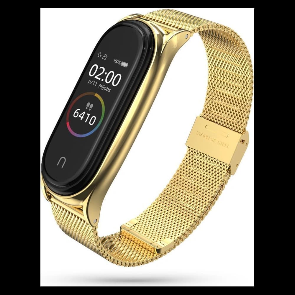 Brățara Tech-Protect Milaneseband Xiaomi Mi Band 7 Gold - 1