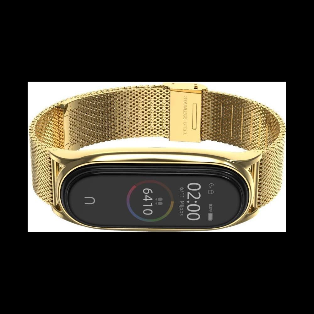 Brățara Tech-Protect Milaneseband Xiaomi Mi Band 7 Gold - 3