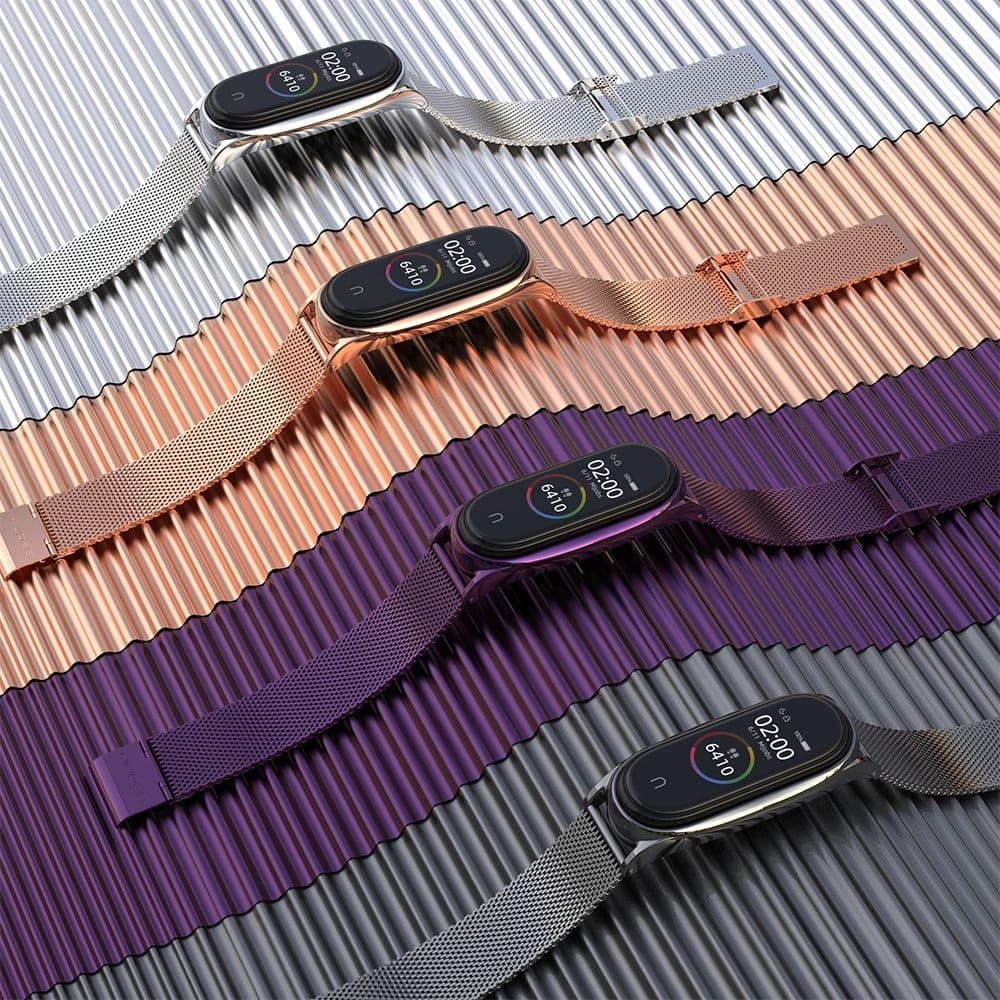 Brățara Tech-Protect Milaneseband Xiaomi Mi Band 7 Gold - 5