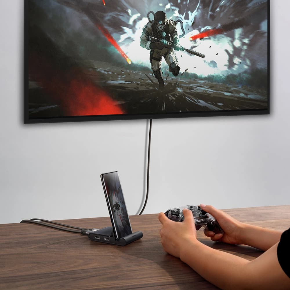 Dockingstation Baseus Mate USB-C HUB schwarz - 10