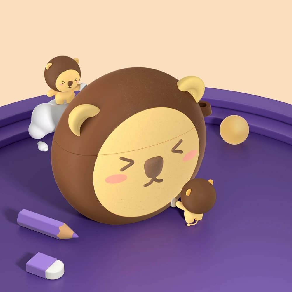 Etui Baseus pentru căști Bowie E3 maro - 9