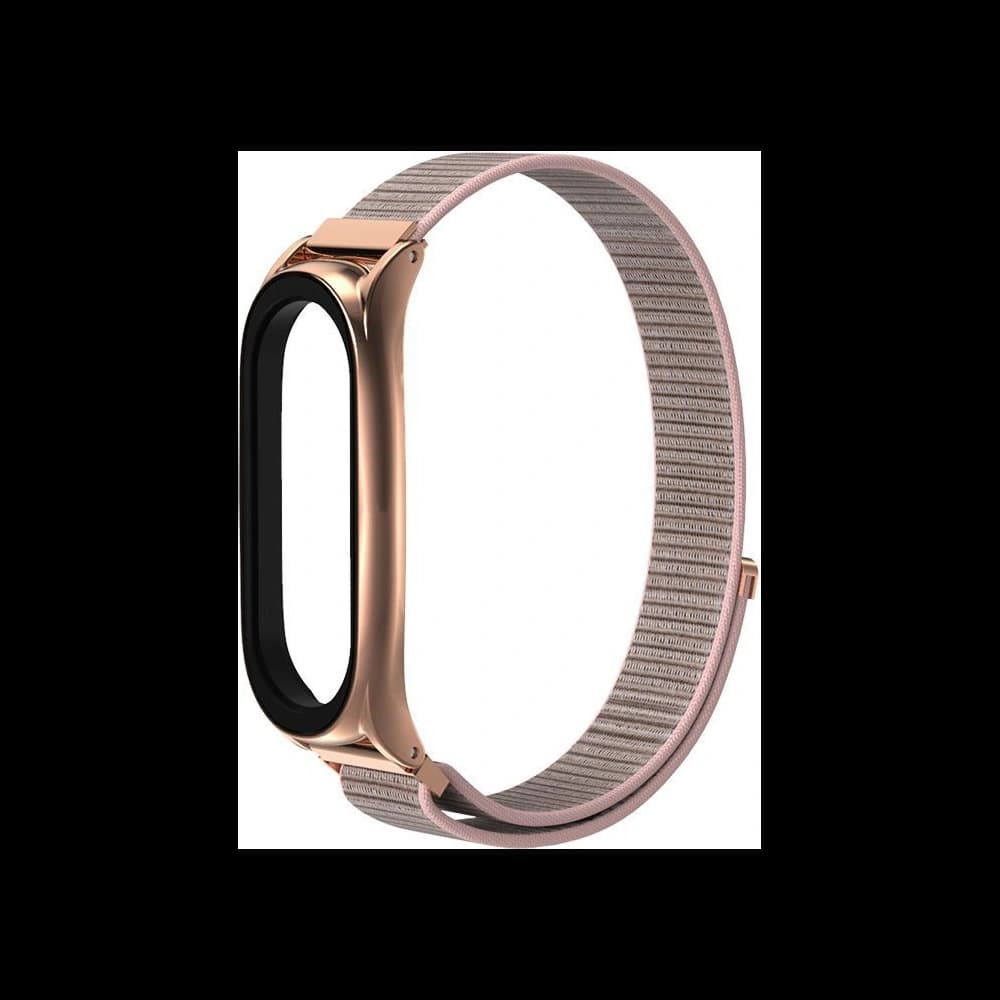 Pasek Tech-Protect Nylon Xiaomi Mi Band 7 Rose Gold - 4