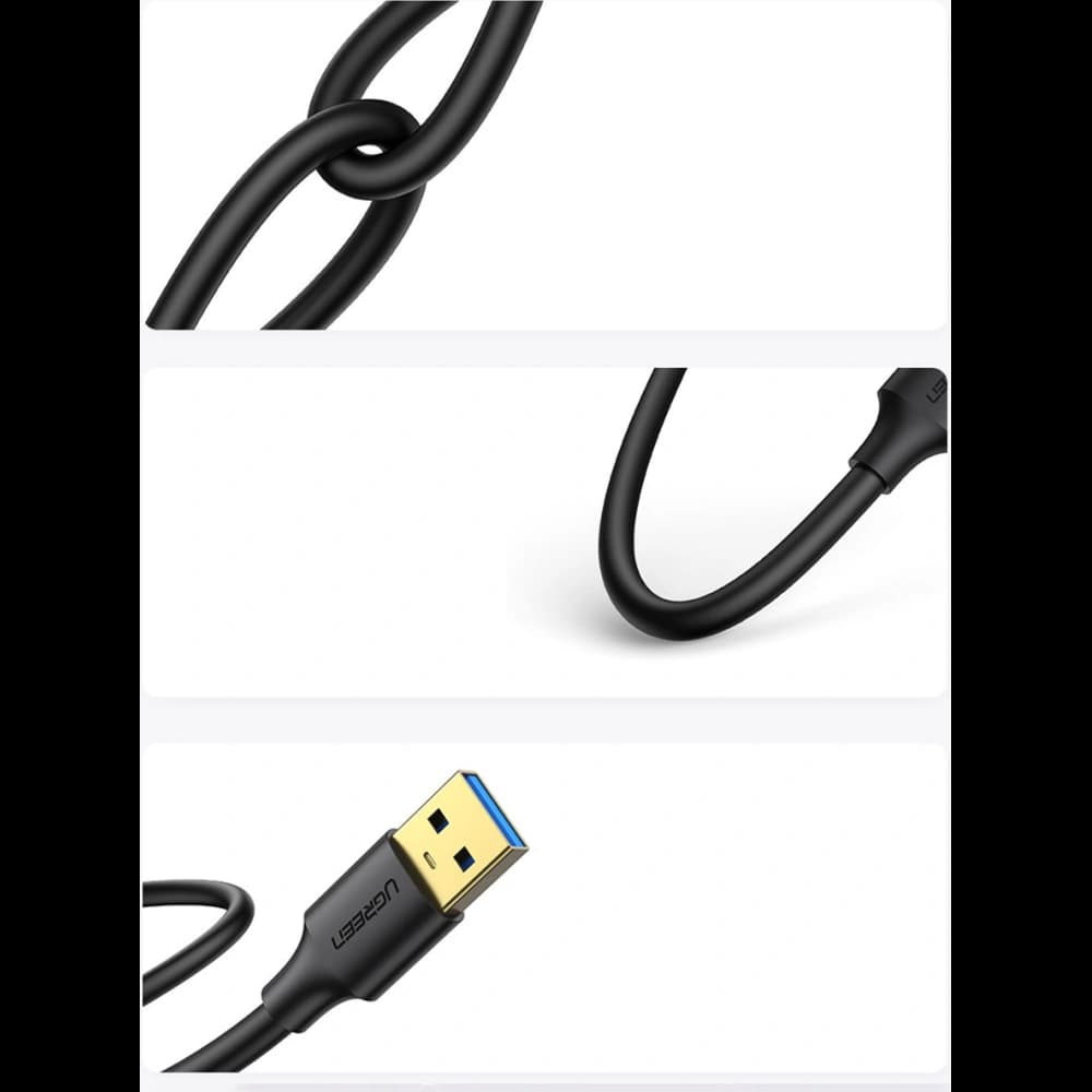 Kabel UGREEN US128 USB 3.2 Gen 1 3m černý - 8
